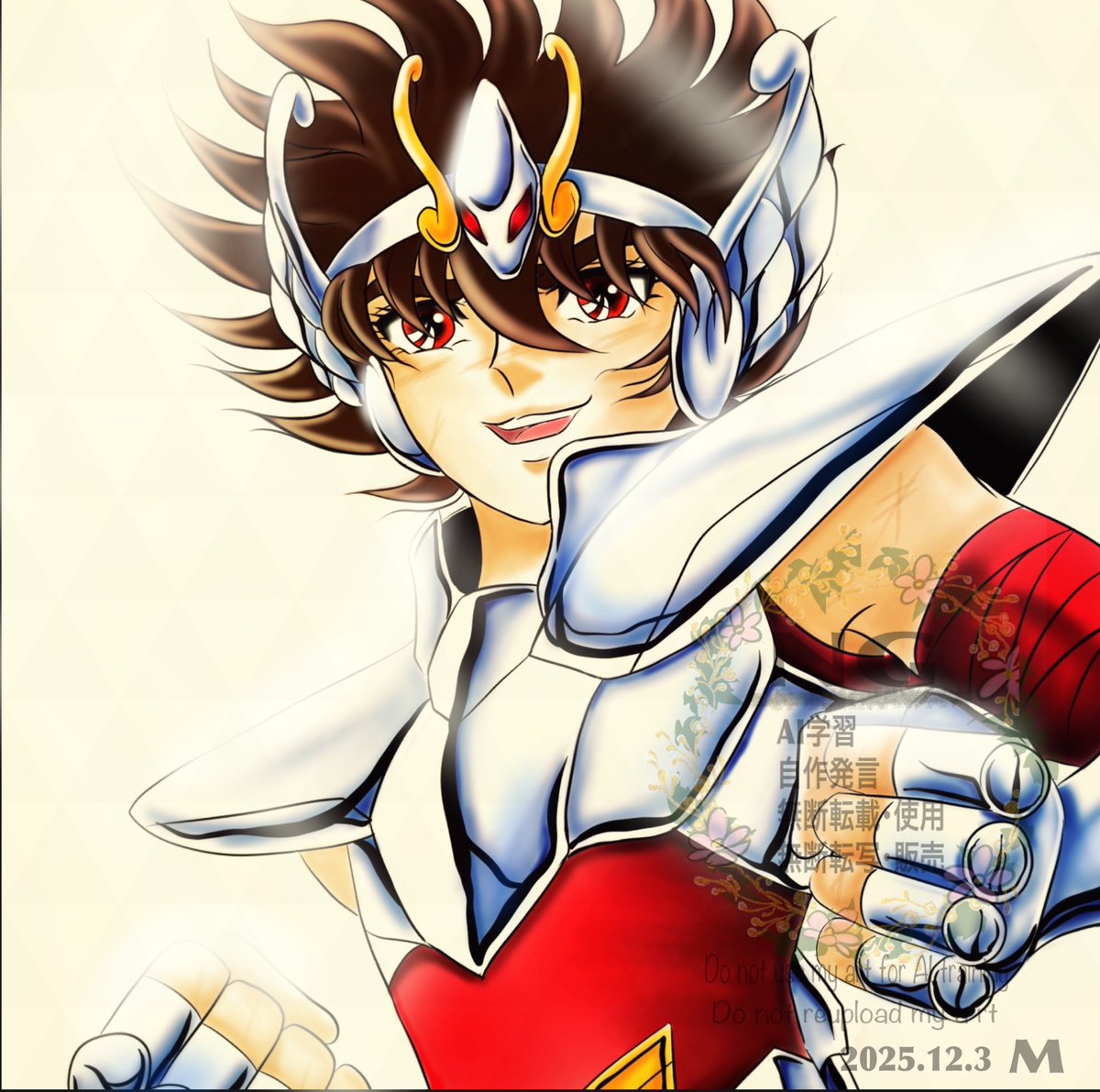 頭痛くて眠れないので簡単ですが追加投入を😅

いつまでも希望というお日様のような子でいて下さい😊
キミがあっての聖闘士星矢です
おめでとう星矢💕🥰

#ペガサス星矢生誕祭2025
#saintseiya #聖闘士星矢