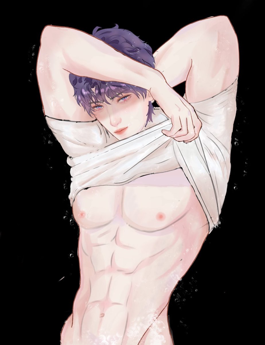 Slipperyfishie_'s tweet image. My contribution to Rafayel’s abs #Rafayel #LoveandDeepspace