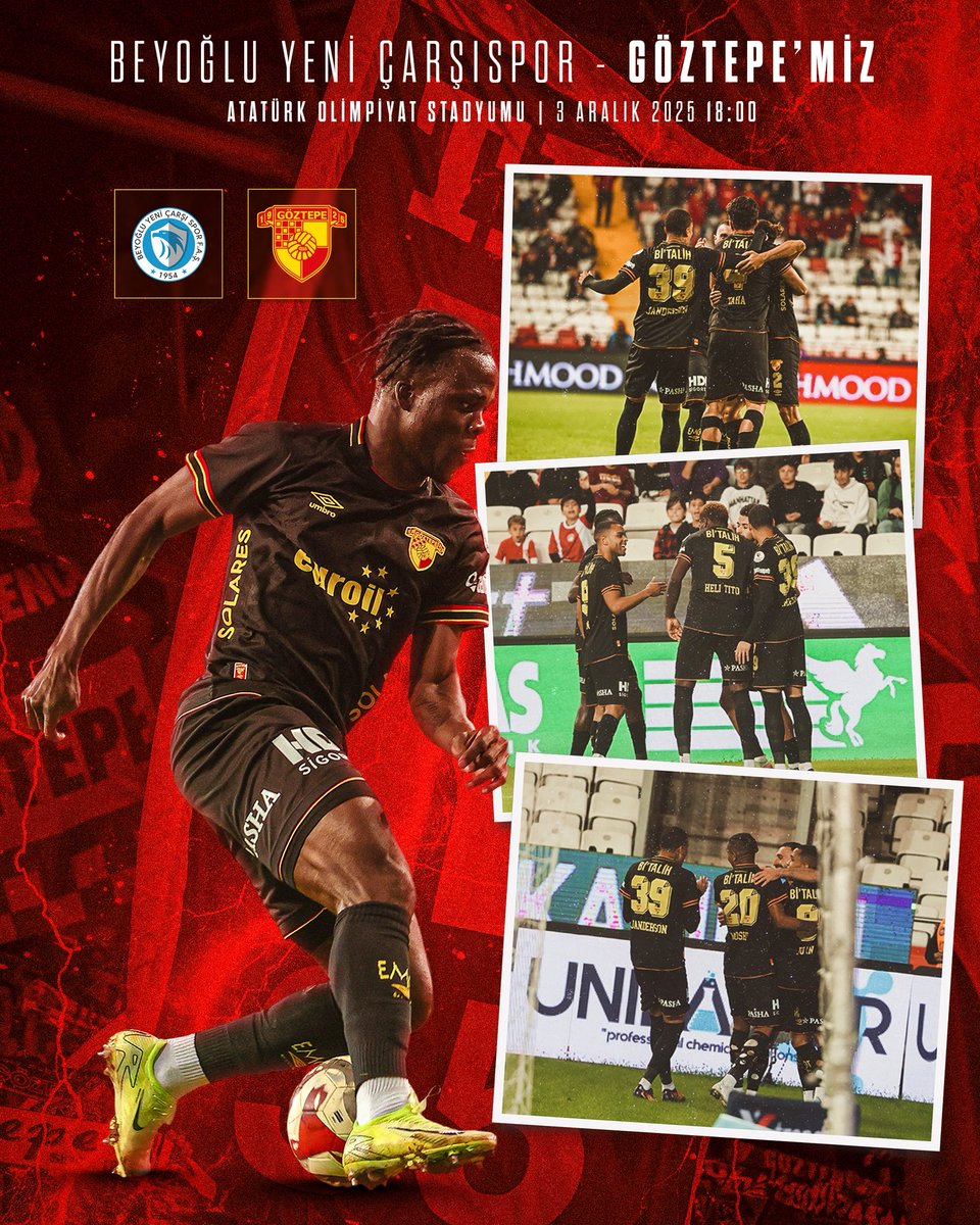 Bugün 3 Aralık 2025 #GöztepeninMaçıVar