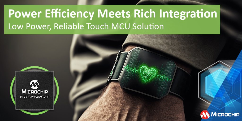 MicrochipTech's tweet image. Packed with features, the PIC32CM16/32 GV00 MCUs offer advanced analog, 256-channel touch and flexible connectivity for sensor-rich applications. See what’s possible: mchp.us/4hscb5c. #SmartTech #ConnectedDevices