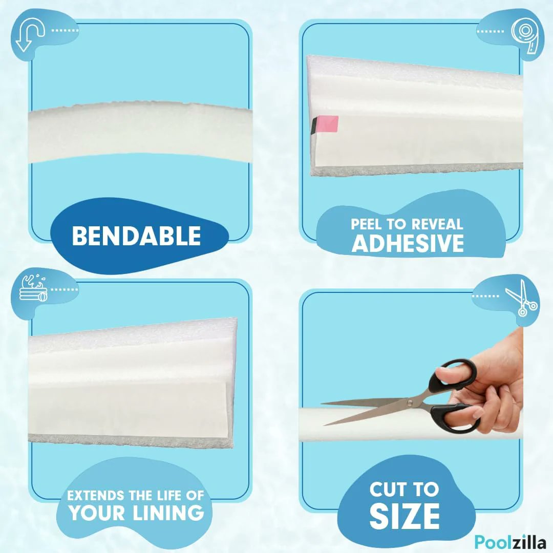 poolzilla_us's tweet image. 💧 Thinking about a new above-ground pool next season? Get ahead of the game! 

The pool cove is the behind-the-scenes hero. Support your liner, protect it from stretching, and keep those bottom seams in shape!

📏 48" length for smooth, consistent placement
🧩 Sits between the…