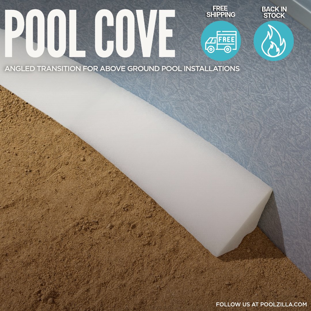 poolzilla_us's tweet image. 💧 Thinking about a new above-ground pool next season? Get ahead of the game! 

The pool cove is the behind-the-scenes hero. Support your liner, protect it from stretching, and keep those bottom seams in shape!

📏 48" length for smooth, consistent placement
🧩 Sits between the…