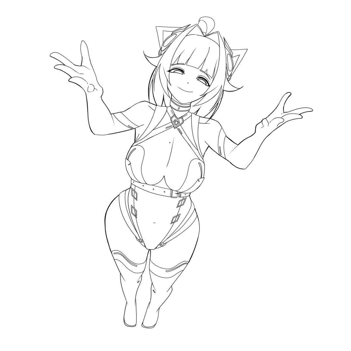 Fayechiii's tweet photo. Nitya, Jelly and Ember wip https://t.co/Cm8wJnahyK