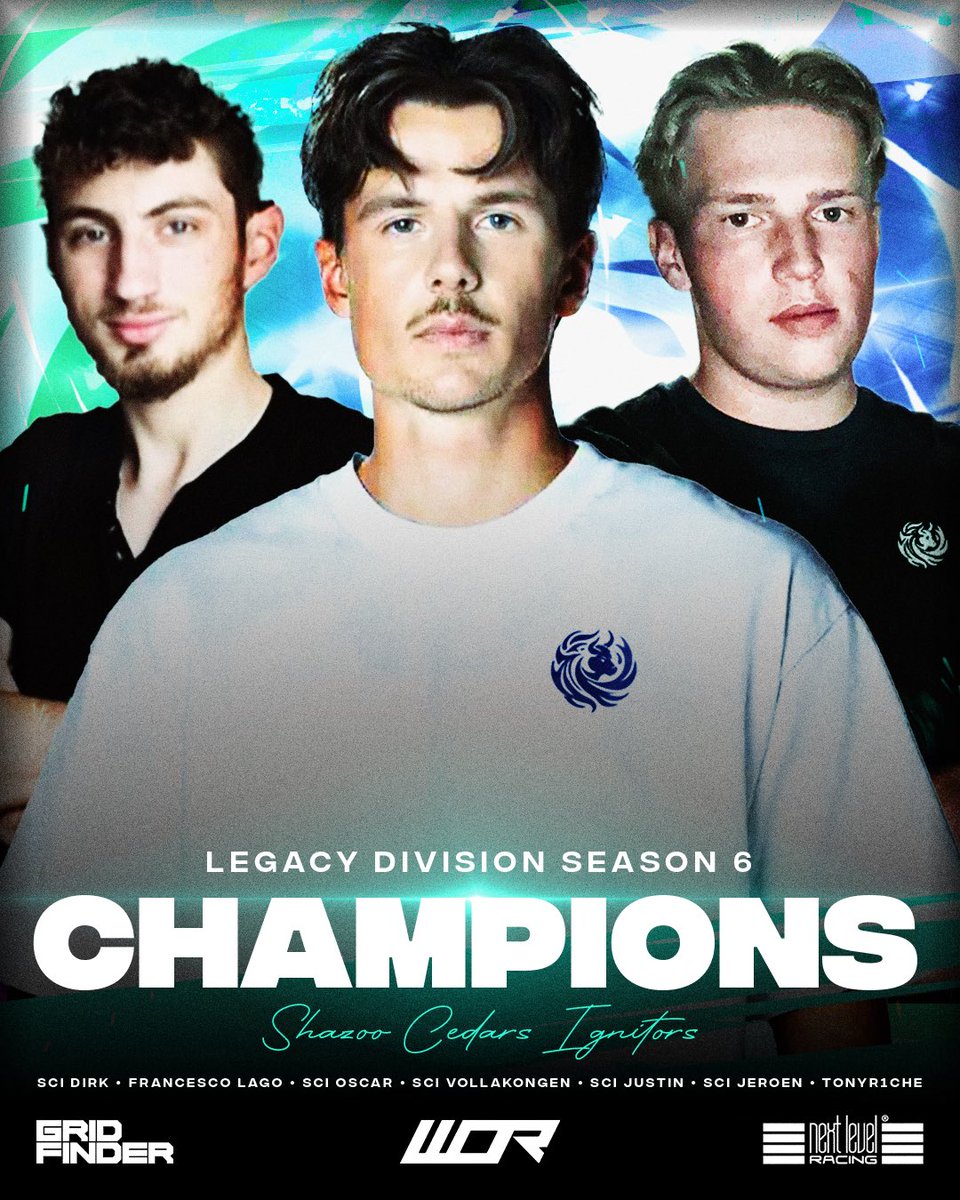 WORleague's tweet photo. IN3VITABLE ๐๐๐
@ShazooCedars ARE YOUR #WORLDS6 CHAMPIONS ๐ https://t.co/jxaJ9mbvL9