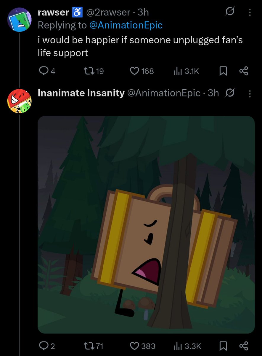 TwentyOOP's tweet image. AnimationEpic Will Let You Kill Fan if you buy the new Plushes! 

#osc #bfdi #objectshowcommunity #objectinvasion #itft #ppt2 #tpot #objectshow #hfjone #inanimateinsanity #animaticbattle