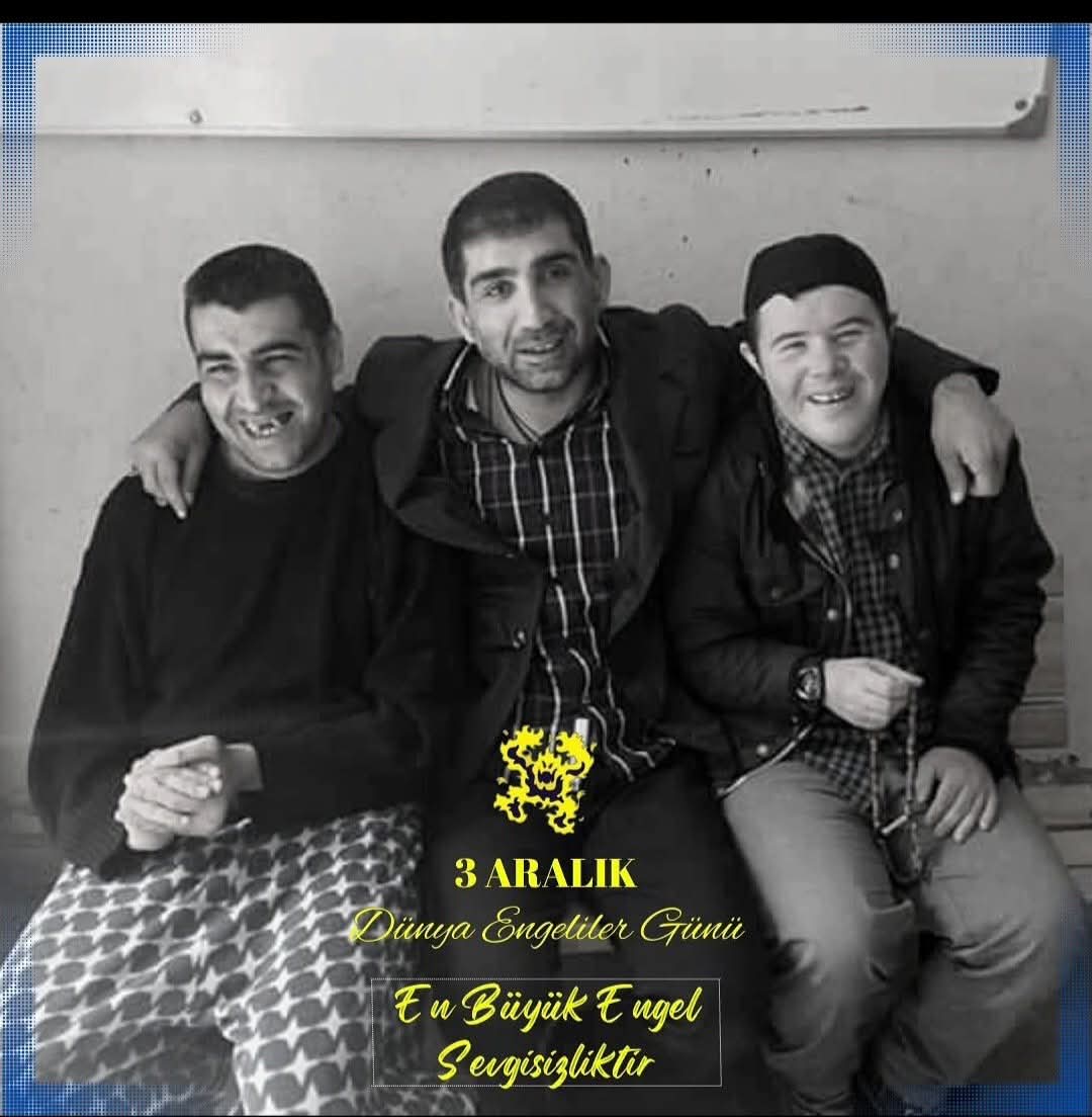 Engel-sizsiniz! Sevgi, dayanışma ve empati ile engelsiz bir yaşam mümkün 3 Aralık Dünya Engelliler Günü kutlu olsun.