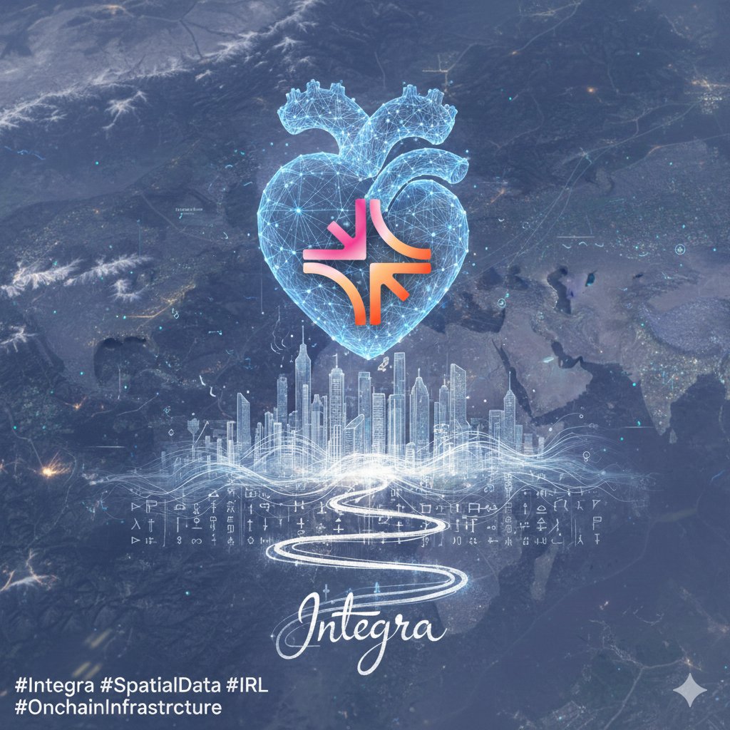 deonly_bigdaddi's tweet image. Every ecosystem has data.
But only @integra_layer gives it a heartbeat.

When movement becomes memory,
and land becomes language,
cities stop being structures  they become stories.

And suddenly, the world isn’t just mapped…
it’s understood.

#Integra #SpatialData #IRL