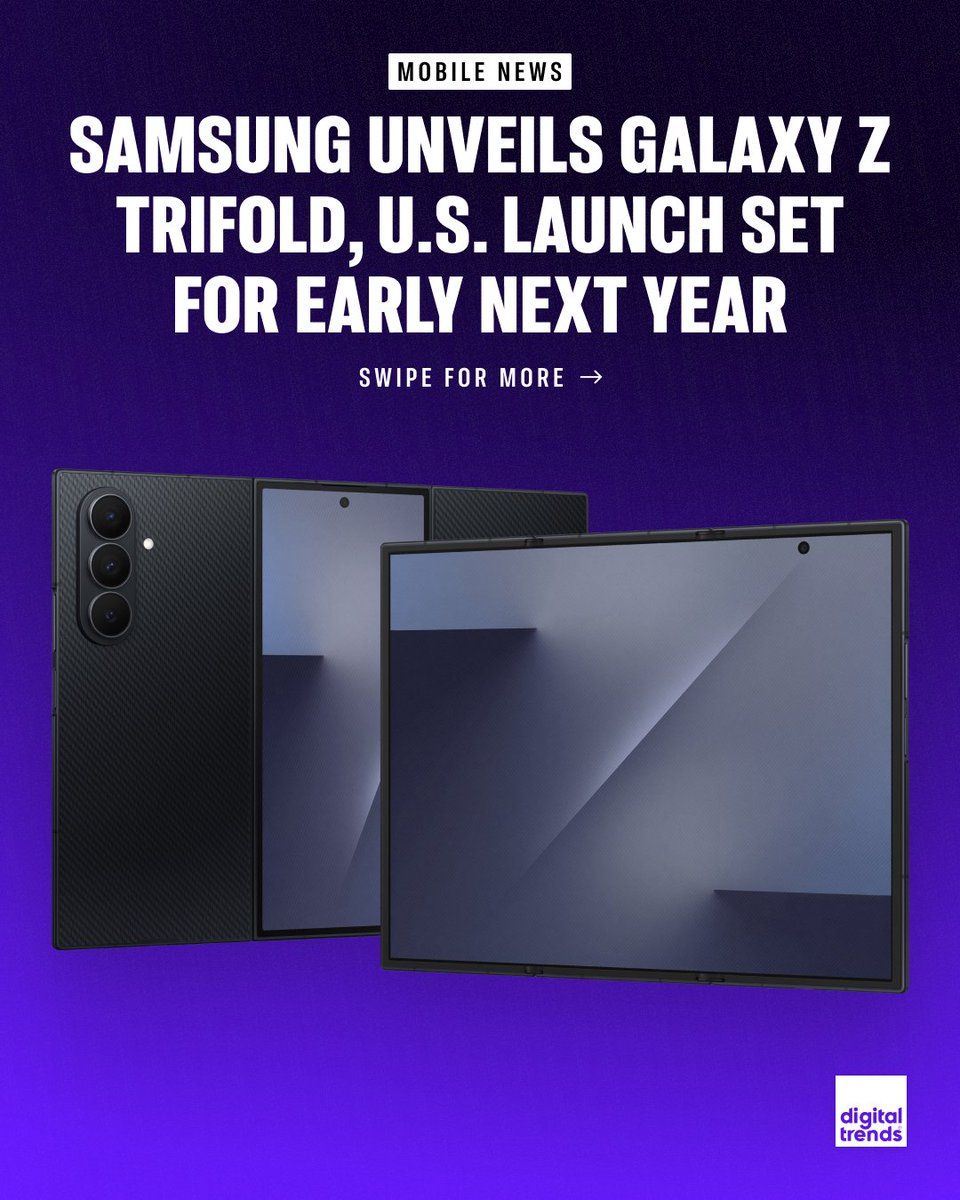 Samsung's Galaxy Z TriFold is official: 10-inch AMOLED display