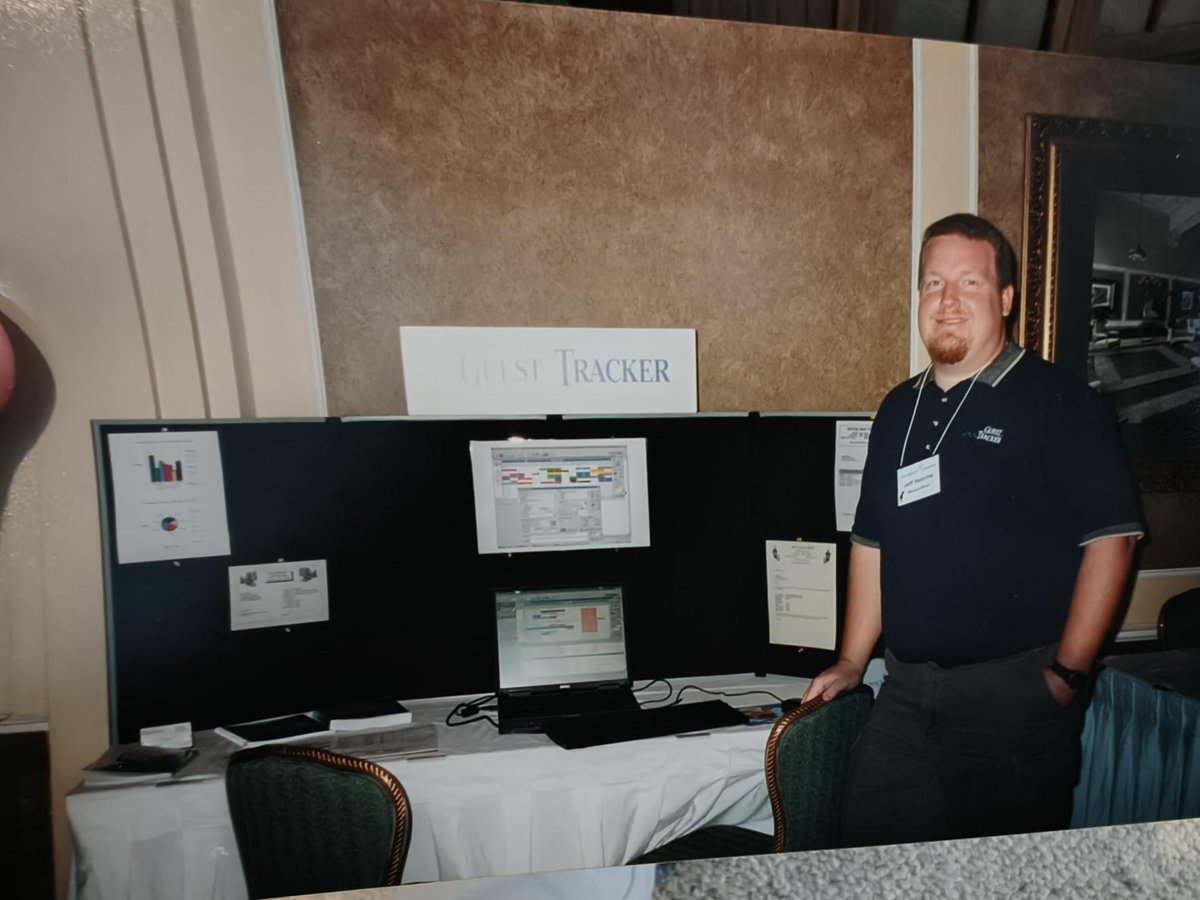 RezStream's tweet image. '01 in Galveston with a folding table + Guest Tracker…
to '25 with full booths + a full team supporting independent lodging across the country.

A lot has changed, but this hasn’t: simple solutions + real people still matter most.
#rezStream #BetterLodgingSimplified