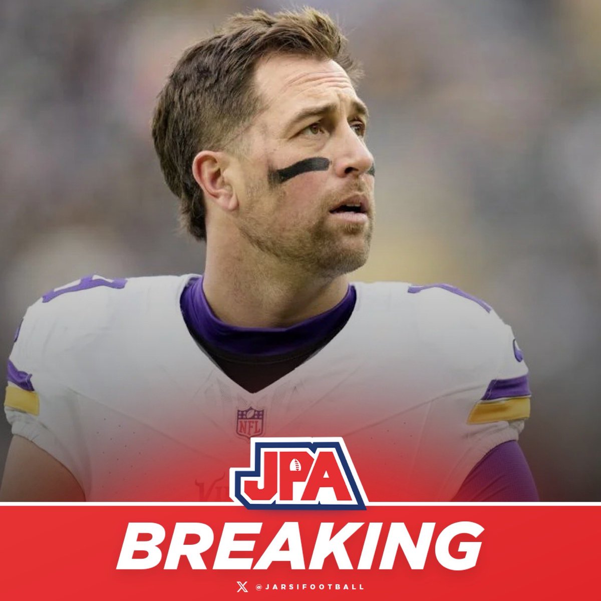 jasrifootball's tweet photo. 𝗕𝗥𝗘𝗔𝗞𝗜𝗡𝗚: The Steelers have claimed WR Adam Thielen off waivers, per @AdamSchefter 

Thielen will try to help the Steelers make a playoff push entering December. https://t.co/jFCPa32Jbx