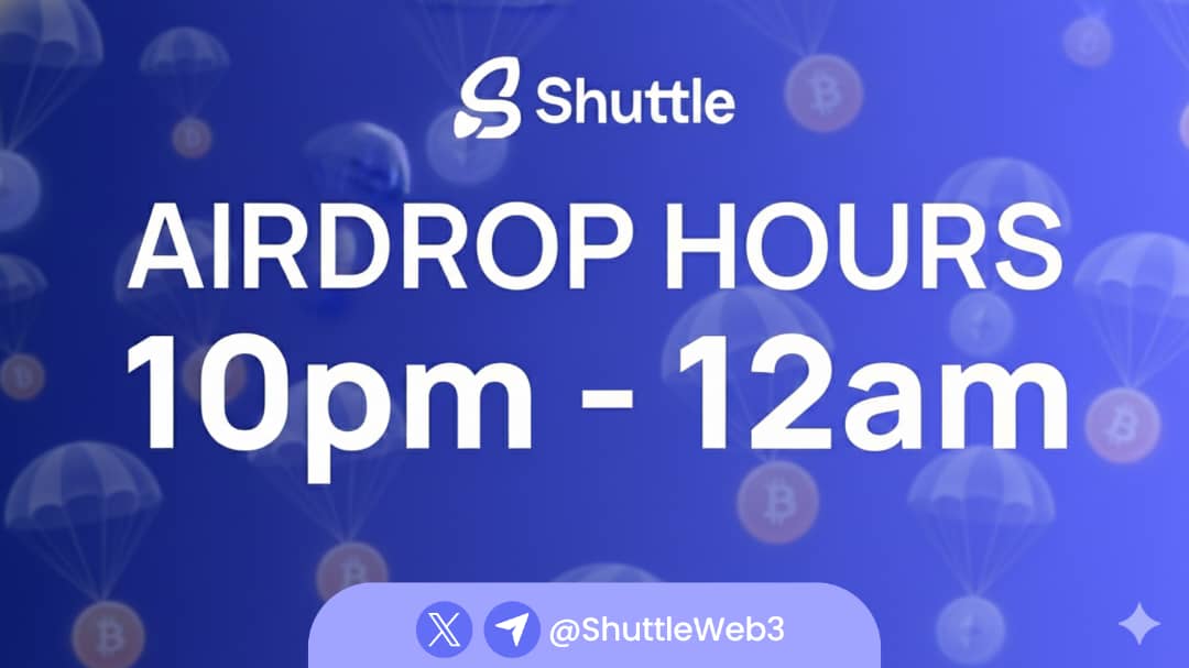 We are live for Airdrop hours.

 Day 2 of 31.

Join in x.com/i/spaces/1djxX…