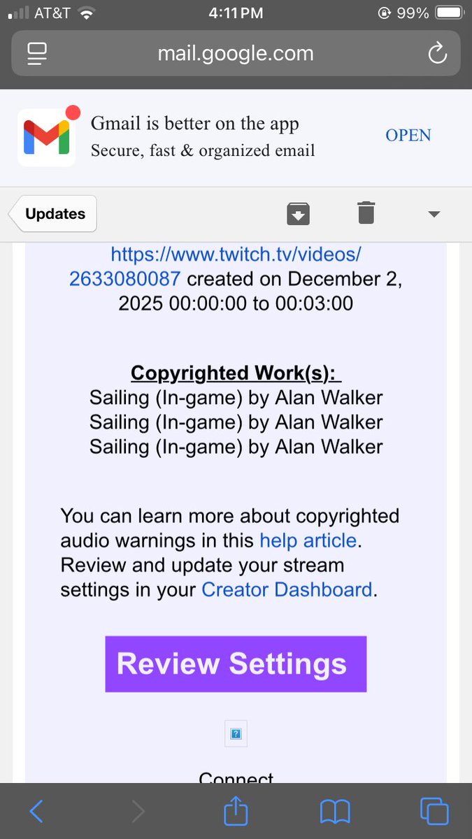Xymorm's tweet photo. @JagexAsh why is the current osrs login music getting hit for copyright by twitch https://t.co/ieBFfbONvJ