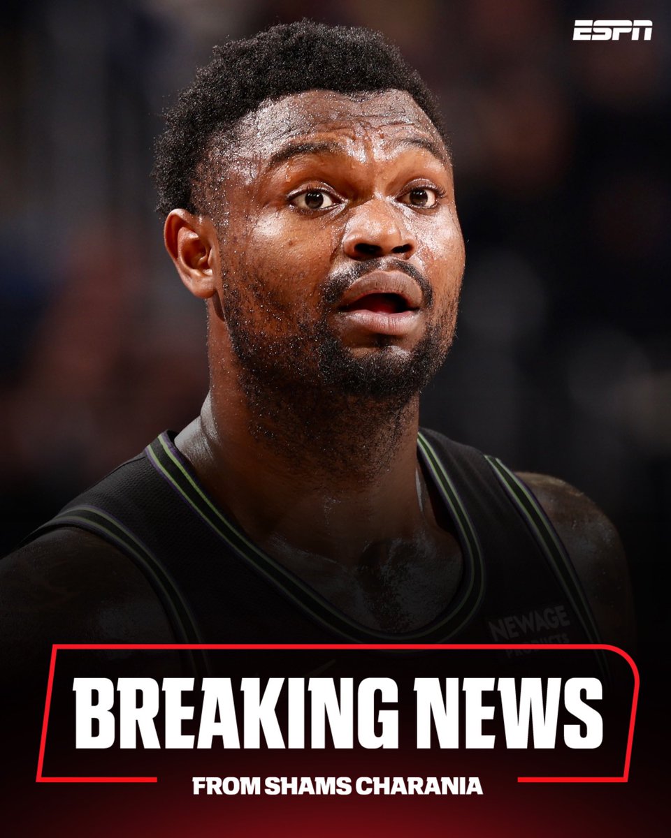 ShamsCharania's tweet image. New Orleans Pelicans star Zion Williamson will miss extended time with a right adductor injury, sources tell ESPN. He will be re-evaluated in three weeks.