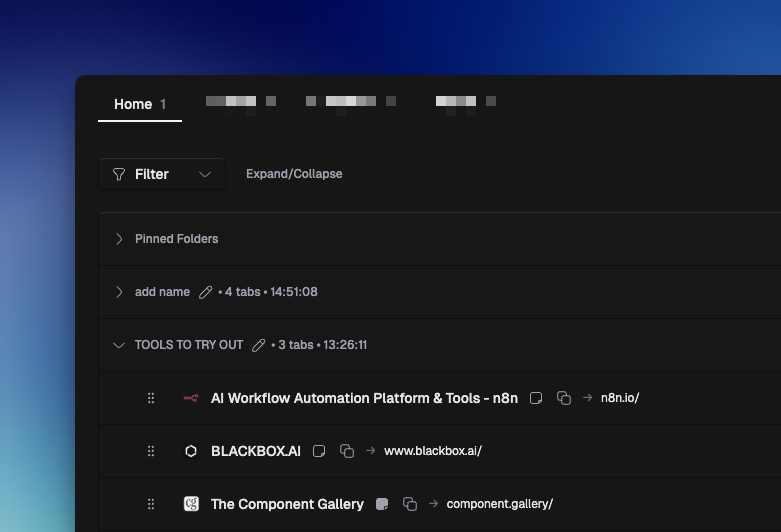 This is a sneak peak of <a href="/tabsurfer/">Tabsurfer</a>

a simple tab management extension MADE FOR ME
