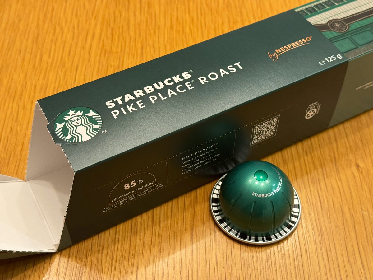 そういえば少し前にネスプレッソ ヴァーチュオにスタバのコーヒーが