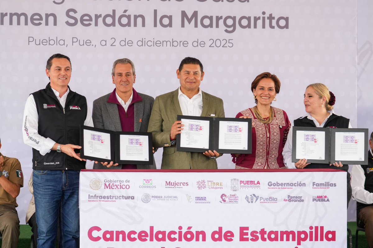 pepechedrauimx's tweet photo. Acompañé al Gobernador @armentapuebla_ a la inauguración de la Casa Carmen Serdán en la U.H. La Margarita de #Puebla Capital, un espacio que honra el legado de una mujer poblana que luchó por la justicia, la libertad y los derechos de todas y todos.

La Casa Carmen Serdán es más que un edificio: es un refugio seguro y un lugar de oportunidades donde las mujeres pueden aprender, crecer y sentirse protegidas. 🤝💜