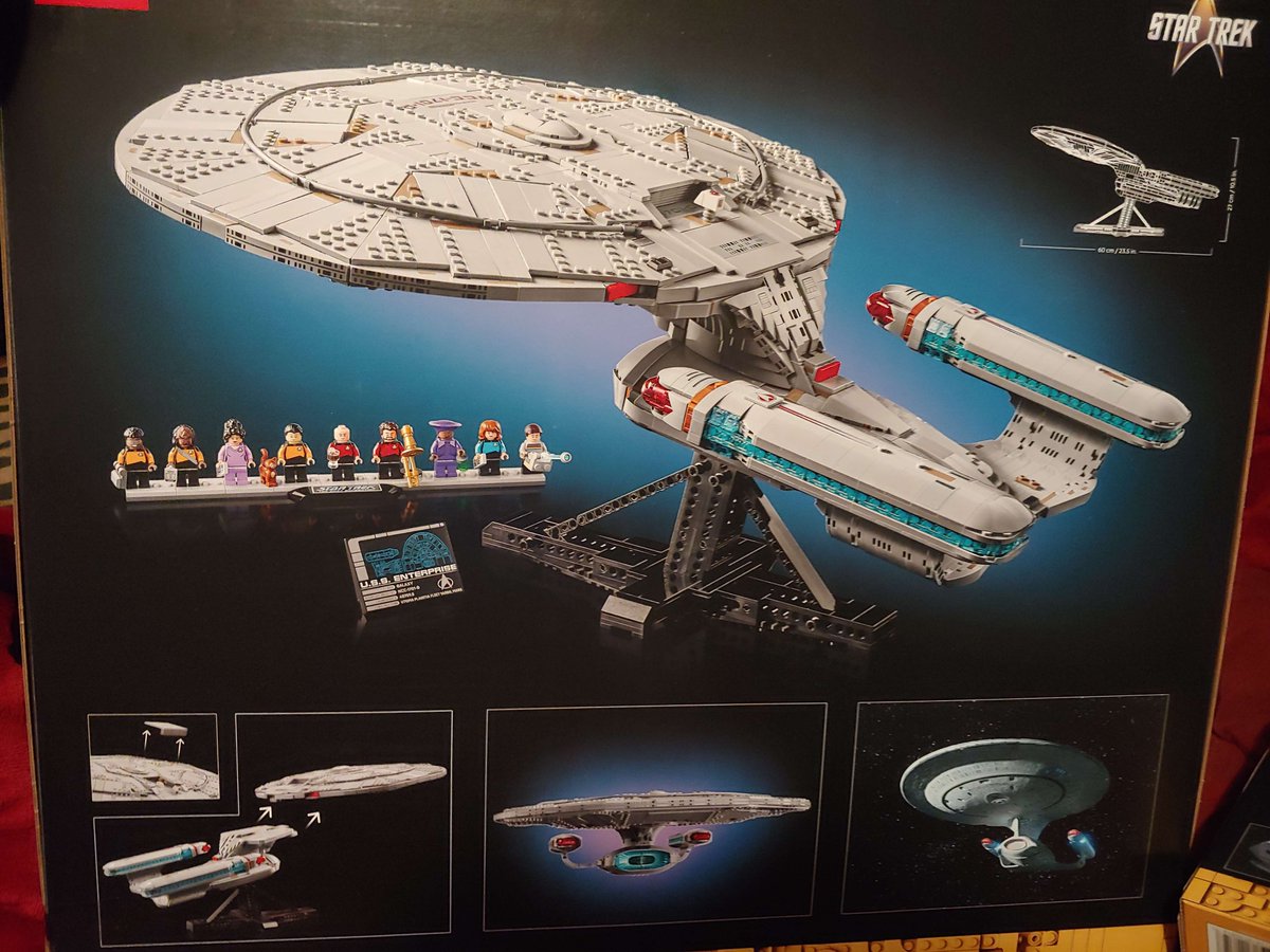 RedDragonRobert's tweet photo. It arrived!! To boldly go where no Lego has gone before... 
Can't wait to build these! https://t.co/MJXgbBggfl