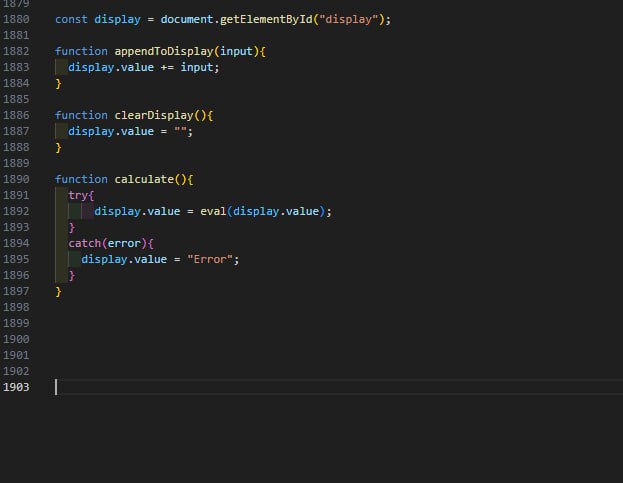 Joze_60's tweet image. Thought a calculator would be a massive project. Ended up finishing it in under 15 lines of JS.