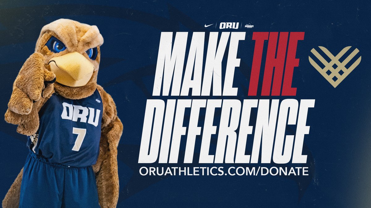 It’s Giving Tuesday! 📣

Your support fuels our student-athletes. Every gift makes a difference. 🦅🔥

Let’s make an impact together this year! 💪

Give here: oruathletics.com/donate

#GoldenStandard | #GivingTuesday