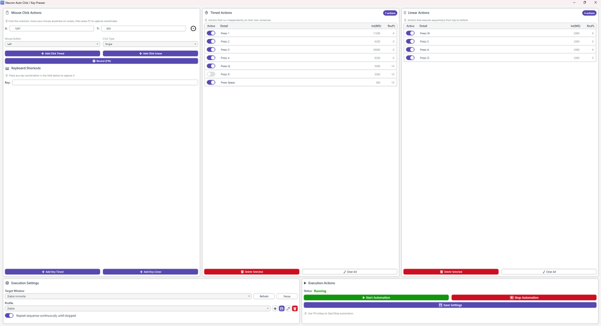 escevon's tweet photo. https://t.co/Pql7HbLYxo 
⭐️⭐️⭐️⭐️⭐️Hands down the BEST auto clicker I’ve ever used! Super clean and minimalist interface yet packed with advanced features: random intervals, fixed coordinates, hotkeys, loop counts, you name it.
Perfect for both gaming and repetitive work tasks. Saved me so many hours!
And since it’s on the Microsoft Store, it’s 100% safe and trustworthy — no shady downloads.
Big thanks to the developer, this app is an absolute gem! Highly recommend to everyone🔥❤️