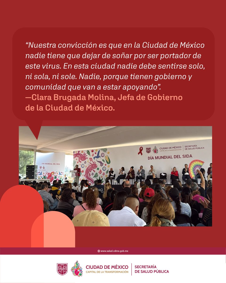 Estamos construyendo una ciudad que cuida, acompaña y garantiza los derechos de todas las personas que viven con VIH/Sida. 🩸 Actuamos para que la detección oportuna de este virus nos permita alcanzar nuestra meta: controlar esta enfermedad hacia 2030.

🏥 La edificación de esta