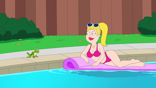 KingsandCabbage's tweet photo. Fun fact: Francine from American Dad is my favorite animated character. https://t.co/Q1EGj4L0U7