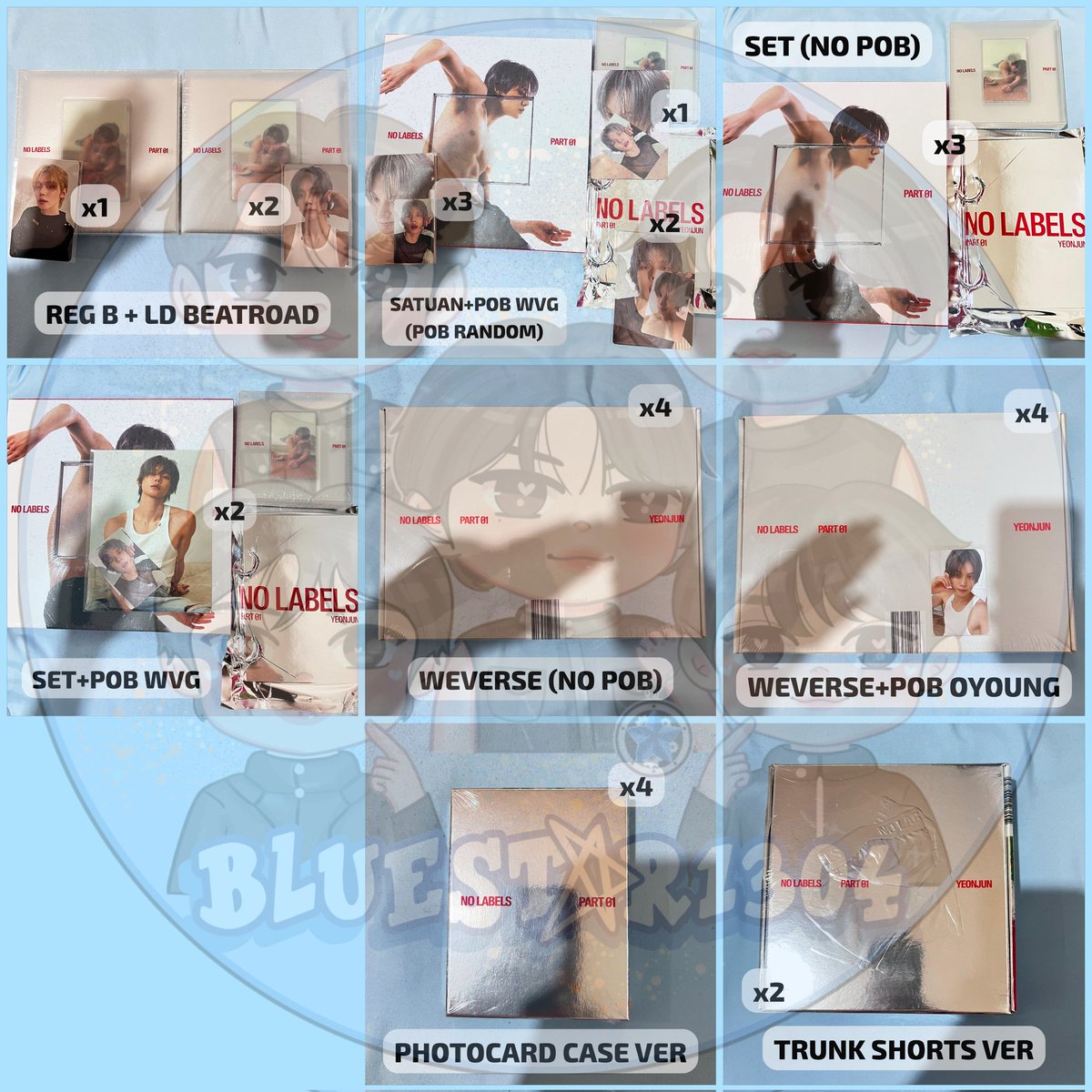 [READY STOCK] TXT YEONJUN ALBUM NO LABELS: PART 01

(+) POB / NO POB:
➡️ Weverse Global
➡️ Olive Young
➡️ Luckydraw Beatroad

🔗 LINK CHECKOUT SHOPEE DIREPLY

✅ Incl. Packing Box
✅ Incl. Adm Fee Shopee 1.250+22%
✅ Split Pay / J&amp;T Manual
🆓 2026 Yeonjun Fanart Desk Calendar