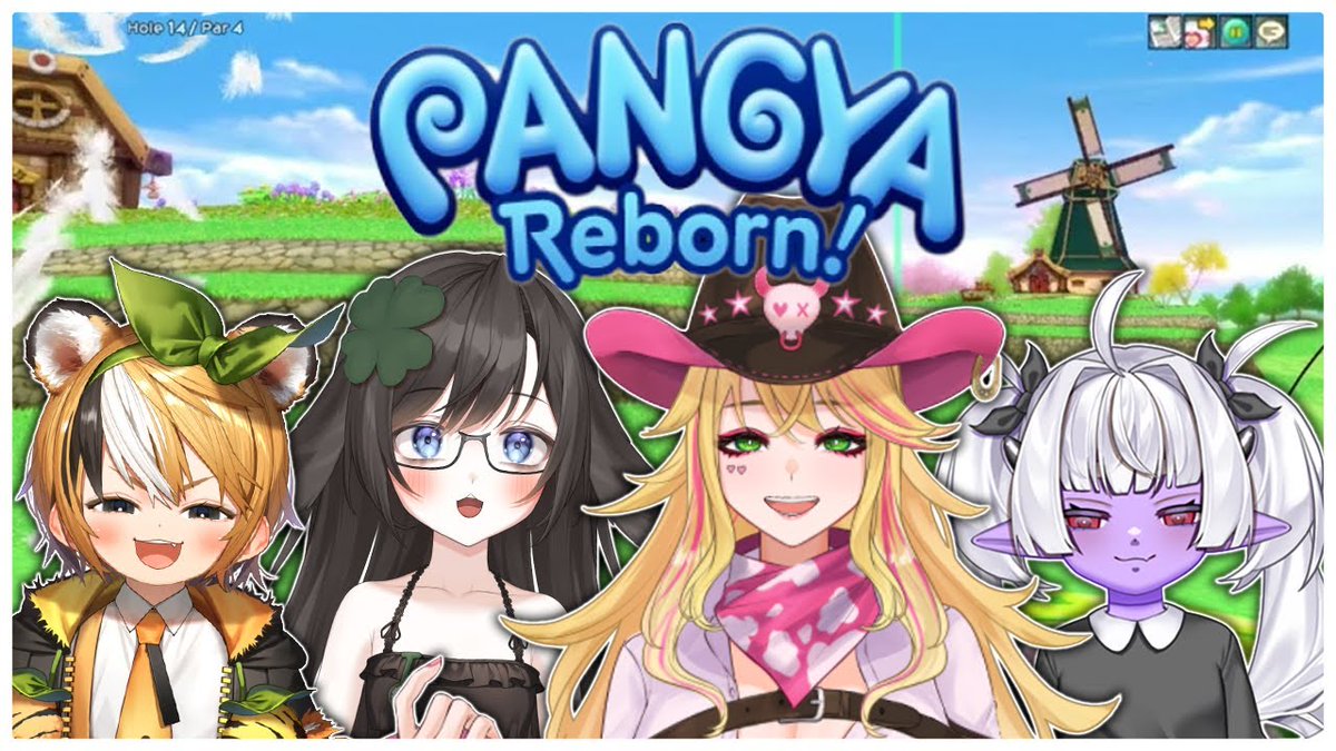 Helloooo everyone!! In just over 20 minutes, I will be playing some humble golf with some super cute girls... 
<a href="/TomomiVNU/">Tomomi Toraya 🐯⚠️ V&U</a> <a href="/Lulu_Lasso/">LuluLasso🤠🎀 Gyaru Cowgirl</a> &amp; <a href="/nemcro_/">Nemcro 😈💢VentureTradeCo</a> !! 
Link to the stream is below ⬇️