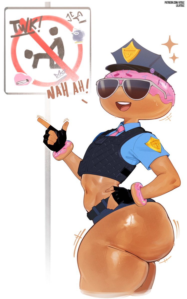 Constable Sprinkle "Follow the rules, citizen!"🍩