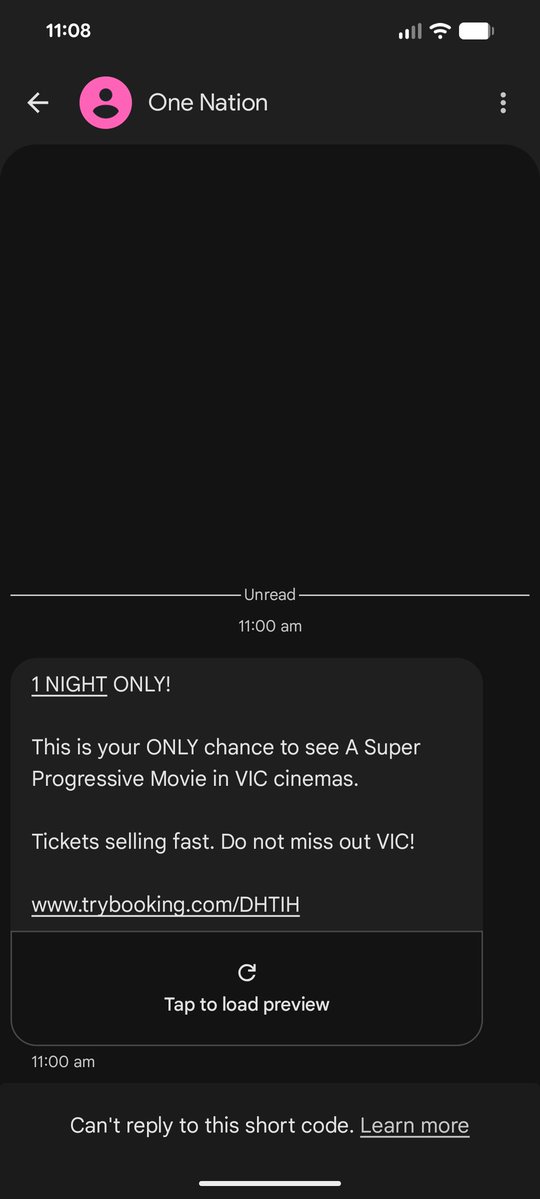 Hey <a href="/OneNationAus/">One Nation Australia</a> where did you get my phone number?