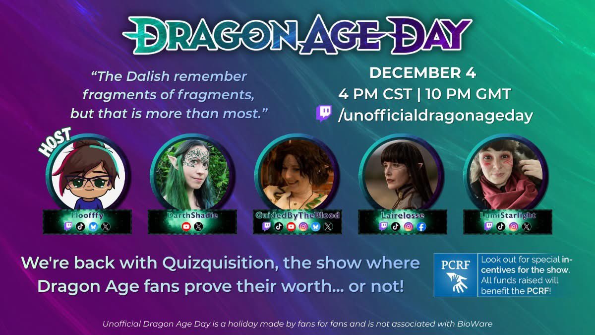 Unofficial Dragon Age Day tweet media