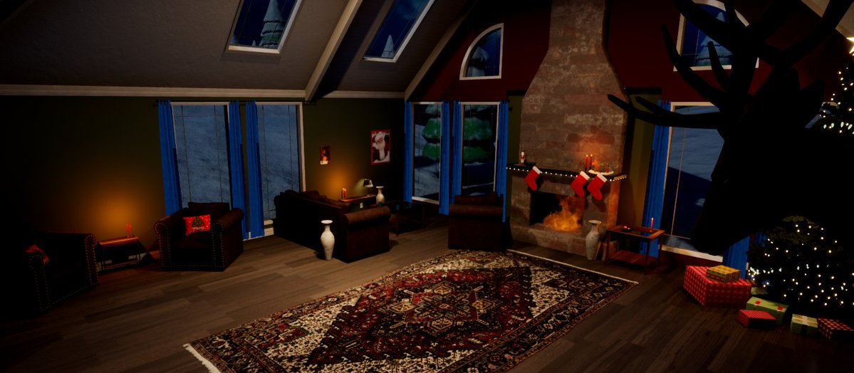 AsmundSchei's tweet image. Working on a christmas themed level, for my current submission #UnrealEngine #Gamedev #Gamejam