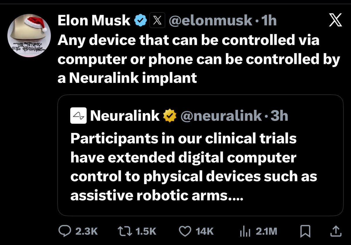 TripComm's tweet photo. Very soon you will have to choose between your soul or Neuralink. Be prepared. https://t.co/rJCdIJRRbl