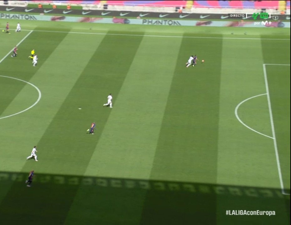 BarcaTimes's tweet image. Yeah, this is La Liga. A league that runs exactly the way you order it to.

Thanks for the second point, it matches this foul by Tchouameni on Ferran perfectly.