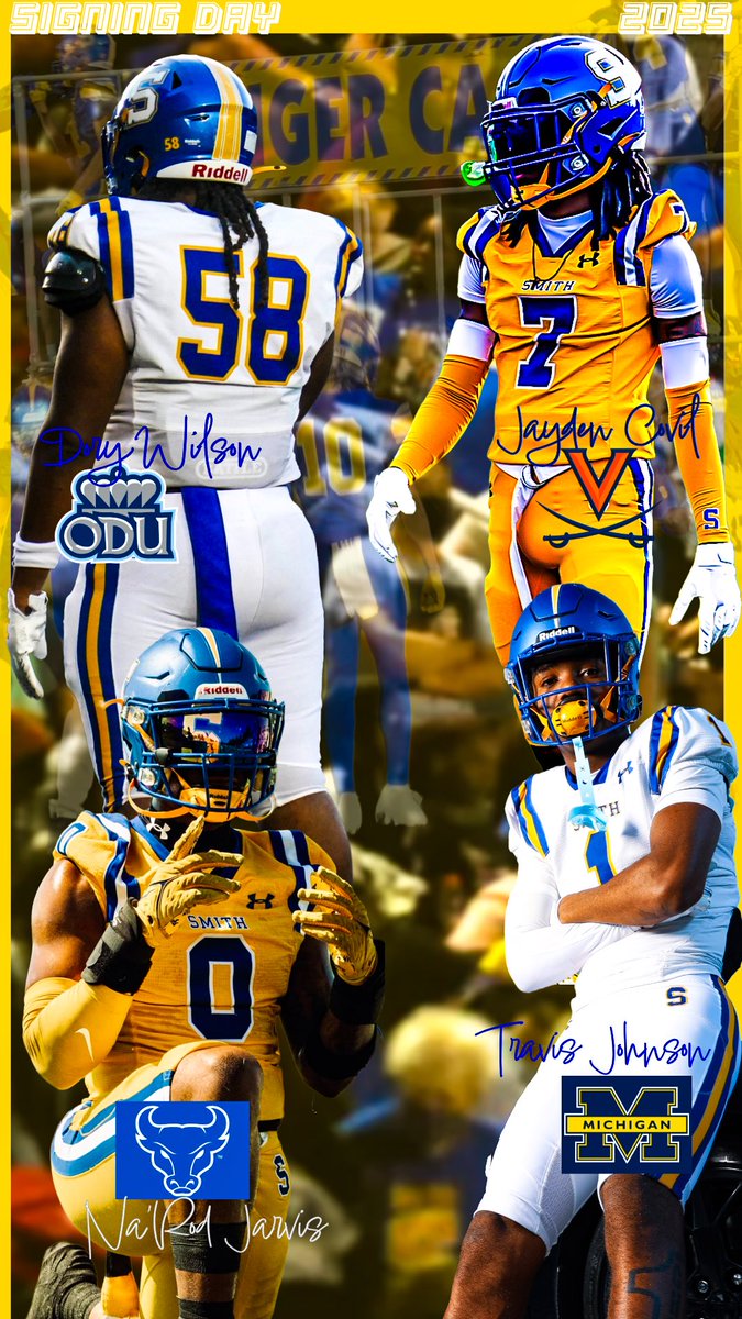 Early Signing 2026 12.3.2025 4P OSCAR SMITH HS Travis Johnson, Jayden Covil, Na’Rod Jarvis, Dory Wilson