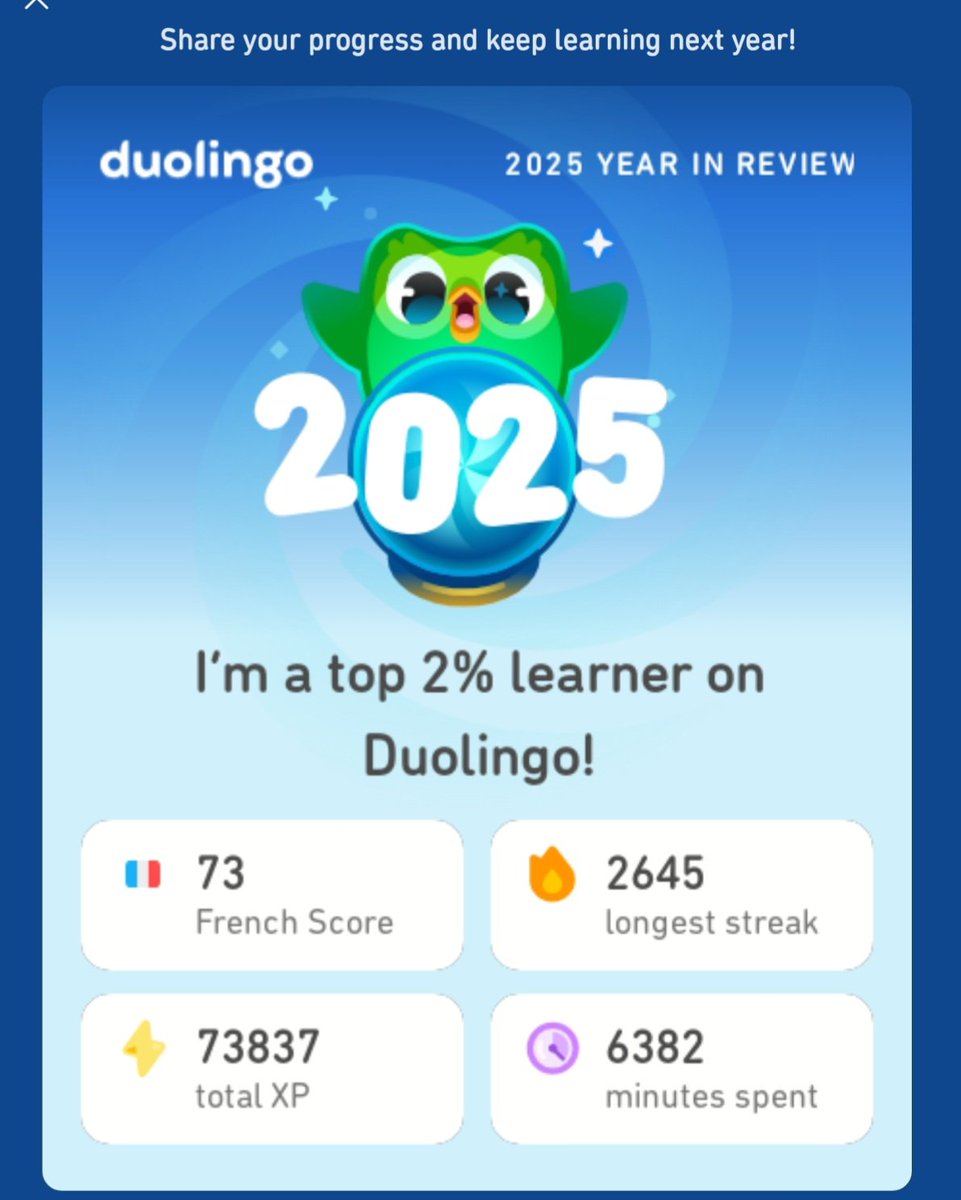 Teddy2004tweets's tweet photo. H1 is a bit of a show off with his #duolingo for this year. We’re not sure how he has managed this.  #Duolingo365 https://t.co/Zu4gANbGZO
