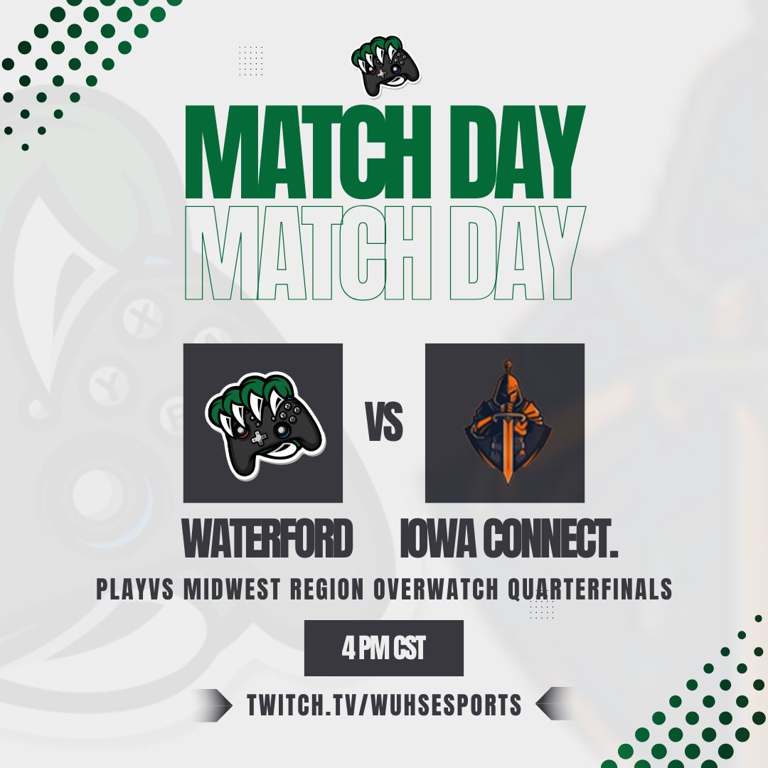 🚨QUARTERFINALS ARE UPON US🚨
Overwatch 2 continues their playoff run with a Quarterfinals match against Iowa Connections Academy Sentinels. We already met once in the regular season and they defeated us, however we we're looking for revenge! GLHF to IACA Sentinels!