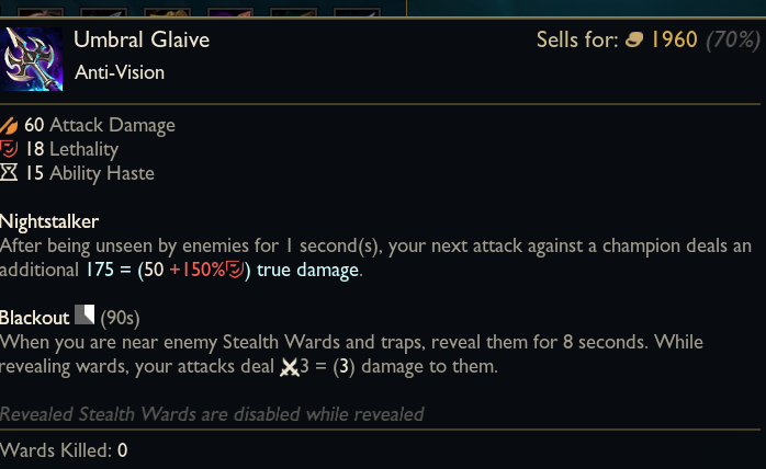 zac_gaming__'s tweet image. Umbral Glaive Rework (2800G)