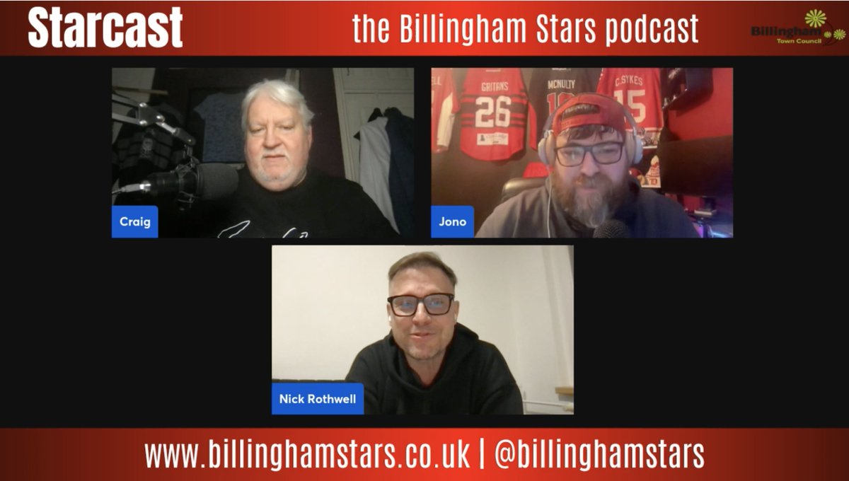 craigsimpson42's tweet photo. ๐โญ๏ธ Very special episode of #Starcast out in the morning from @billinghamstars, as well as myself & @Jono_1987 waxing lyrical over a six point weekend, we're joined by @rothers24 from #ReTribe, a network supporting current & former players with wellbeing, mental health & more. https://t.co/JKHE6BQ1xq