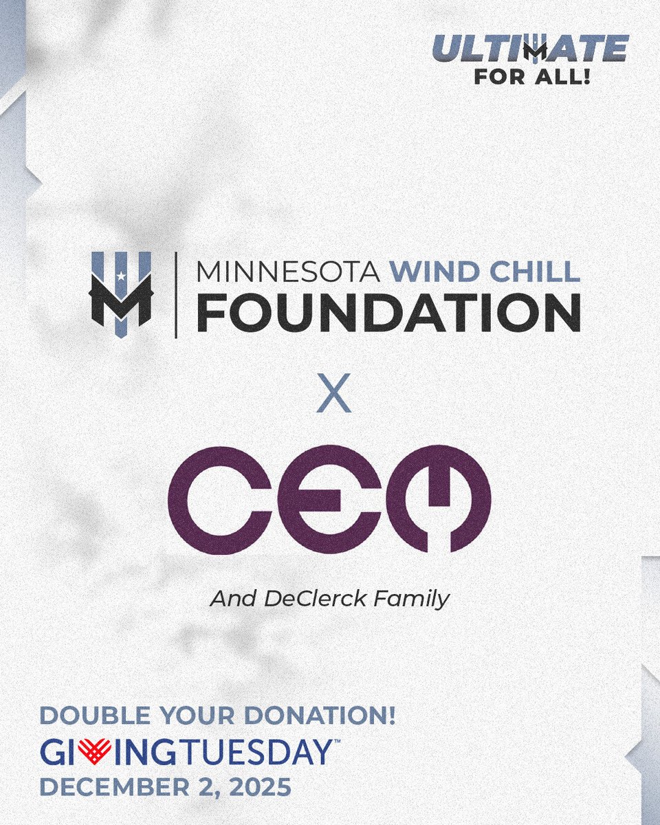 ConferenceEvent's tweet image. This Giving Tuesday, Conference Event Management is making a meaningful difference. We are supporting the Minnesota Wind Chill Foundation and Clive Community Services through matching donations to both organizations. #GivingTuesday