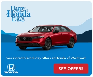 Happy Honda Days from Honda of Westport! Enjoy no payments for 90 days on popular new 2025 &amp; 2026 models like #Accord Civic, CR-V, HR-V, and more!🚗🎁✨ bit.ly/4pfnBMJ