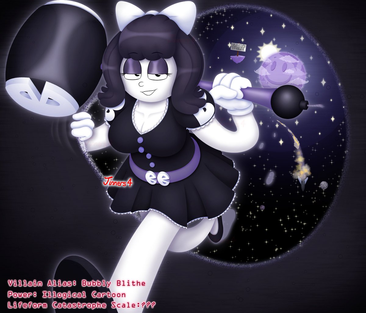Jinners4's tweet photo. Gonna throw in this preliminary practice drawing I did of my OC Blithe before I did her actual art piece! I've had this since September!

Also posting the full art piece without all the info on the side, hopefully making the image clearer, and one with an alternate expression! https://t.co/CGeL5KlhPx