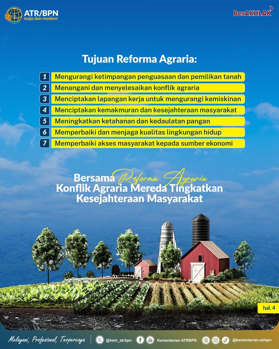 kem_atrbpn's tweet image. Halo #SobATRBPN,
Kenapa sih Reforma Agraria bisa mengubah konflik agraria menjadi kesejahteraan?

Mari sini Minaru jelaskan selengkapnya melalui infografis berikut ya, Sob☝🏼

#IndonesiaLengkap
#ATRBPNKiniLebihBaik
#ATRBPNMajudanModern
#MelayaniProfesionalTerpercaya