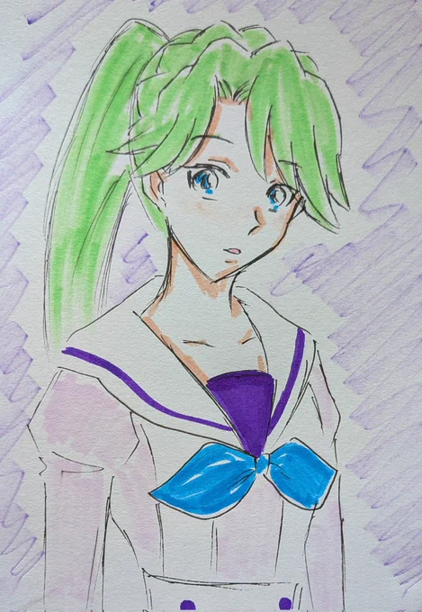 #ゴープリ10周年なので海藤みなみさん3733枚描いてお祝い (1223.1224.1225.1226) 寝起きらくがき。