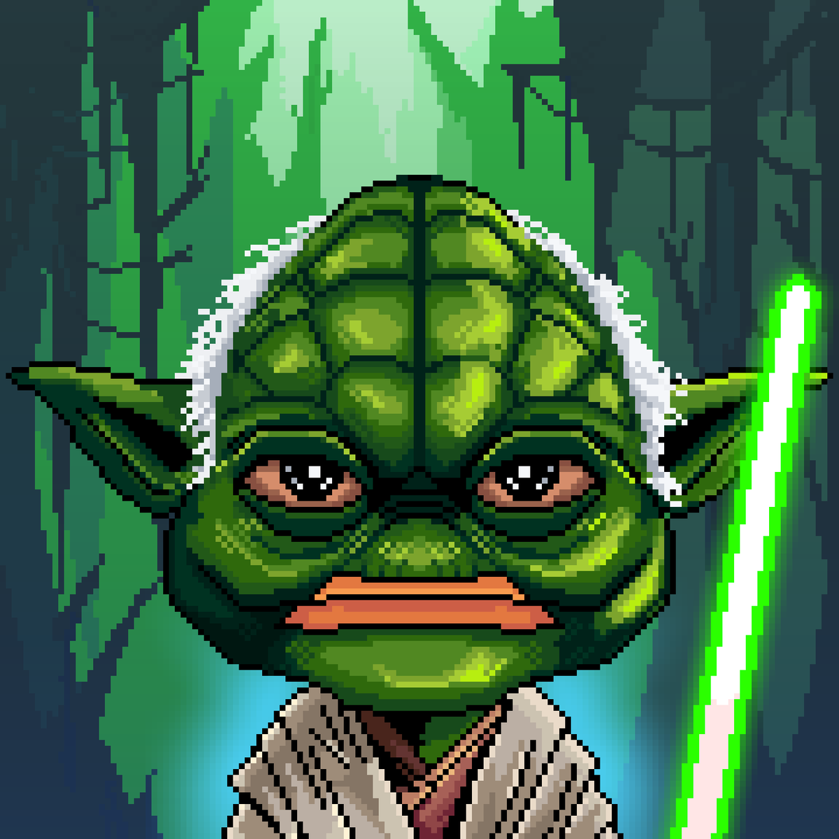 xPrometheus_sol's tweet image. Ultimate 2: Master Yodape
#pixelart @drip_haus