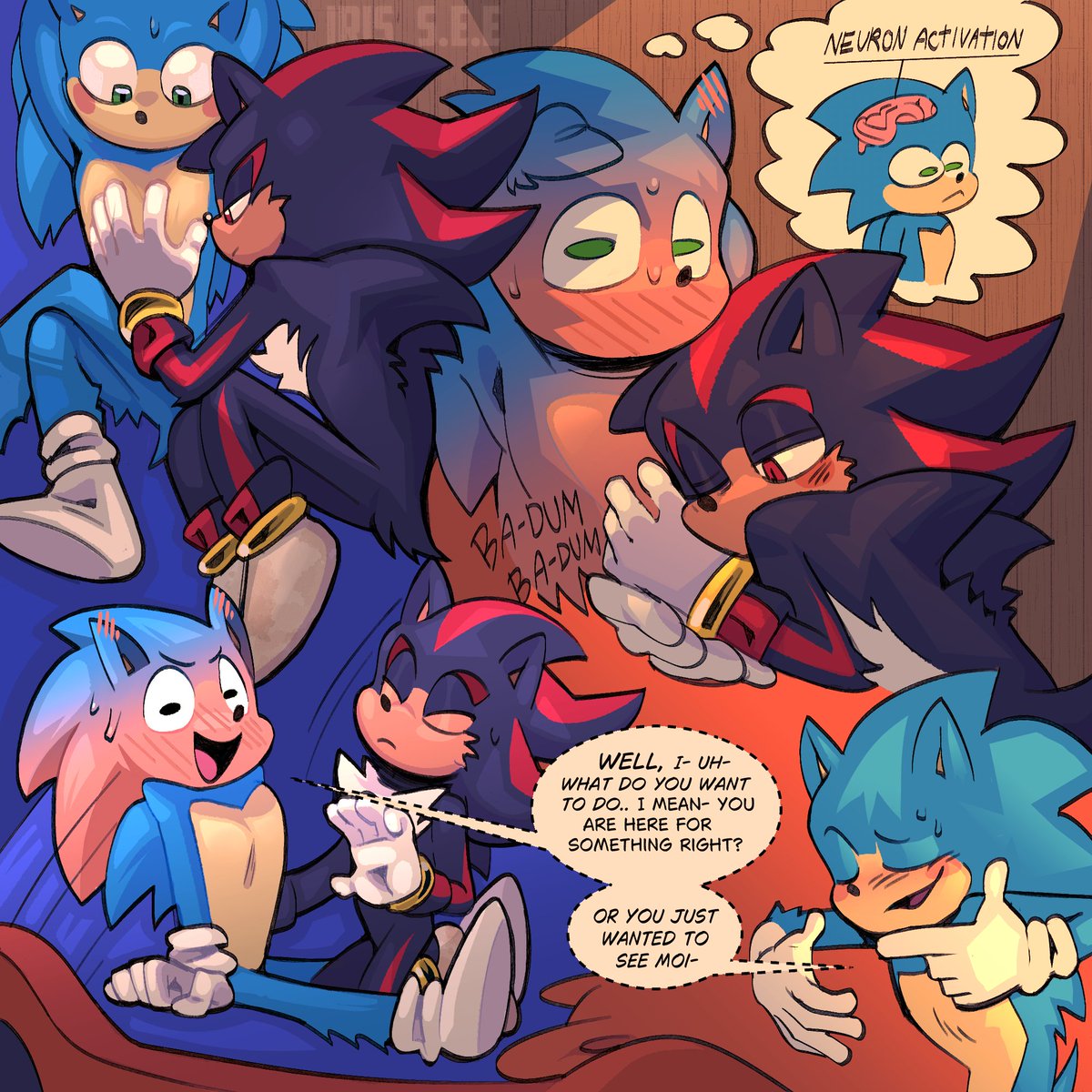 iris_s_e_e's tweet image. A thing only between us | Movie sonadow comic (3/6)

Stay tuned for the rest of the pages!
#sonadow