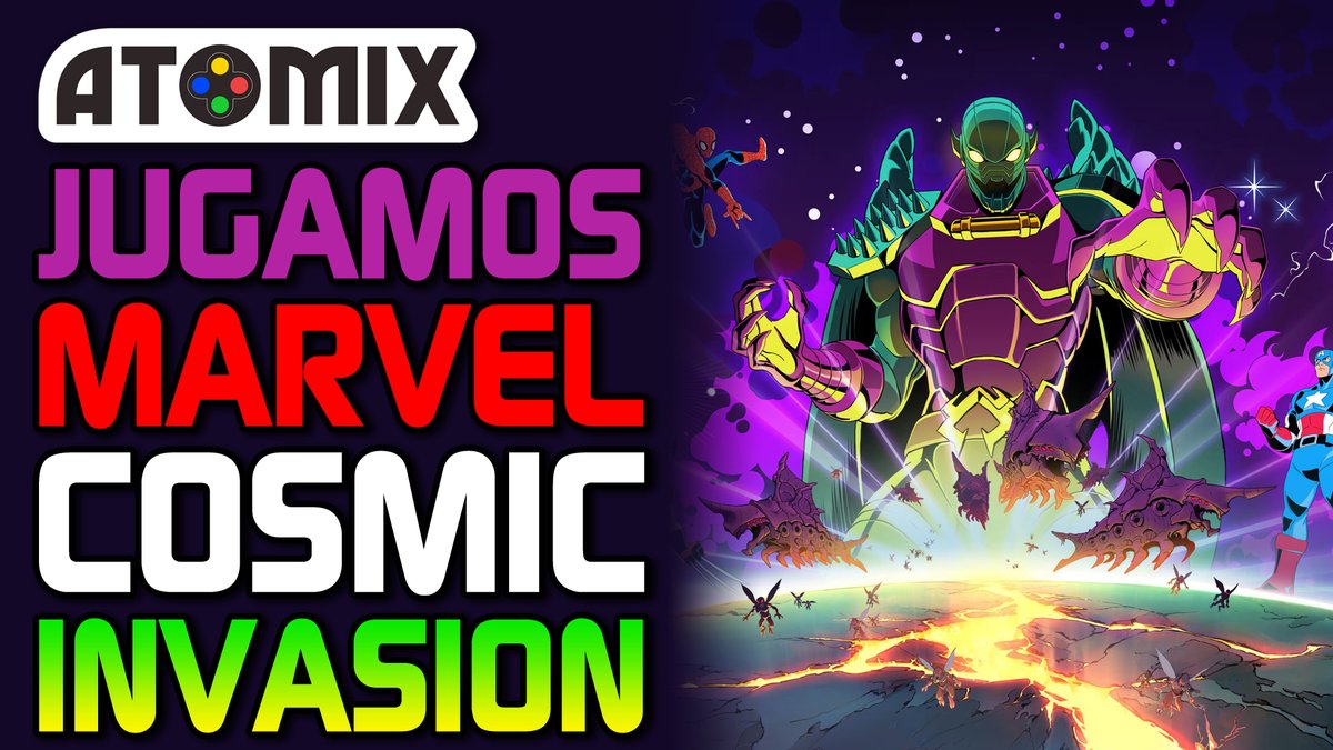 atomix's tweet image. 2025 no se detiene.

Marvel Cosmic Invasion👽 finalmente llega como una de esas muy gratas sorpresas que creemos, no te deberías de perder.

➡️ youtu.be/TBP3YSHH5jQ