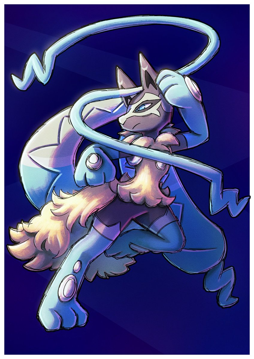 SUPER quick Mega Lucario Z fanart cuz HYYYYYPE!!

メガルカリオZはかっこいいですね！

#PokemonLegendsZA