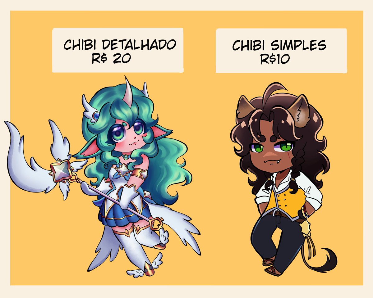 💥 PROMOÇÃO DE 25%💥

Lembrando que personagem com muitos acessórios e roupa complexa será cobrado 10 reais a mais 

Confira a tabela de preços abaixo👇
#digitalart