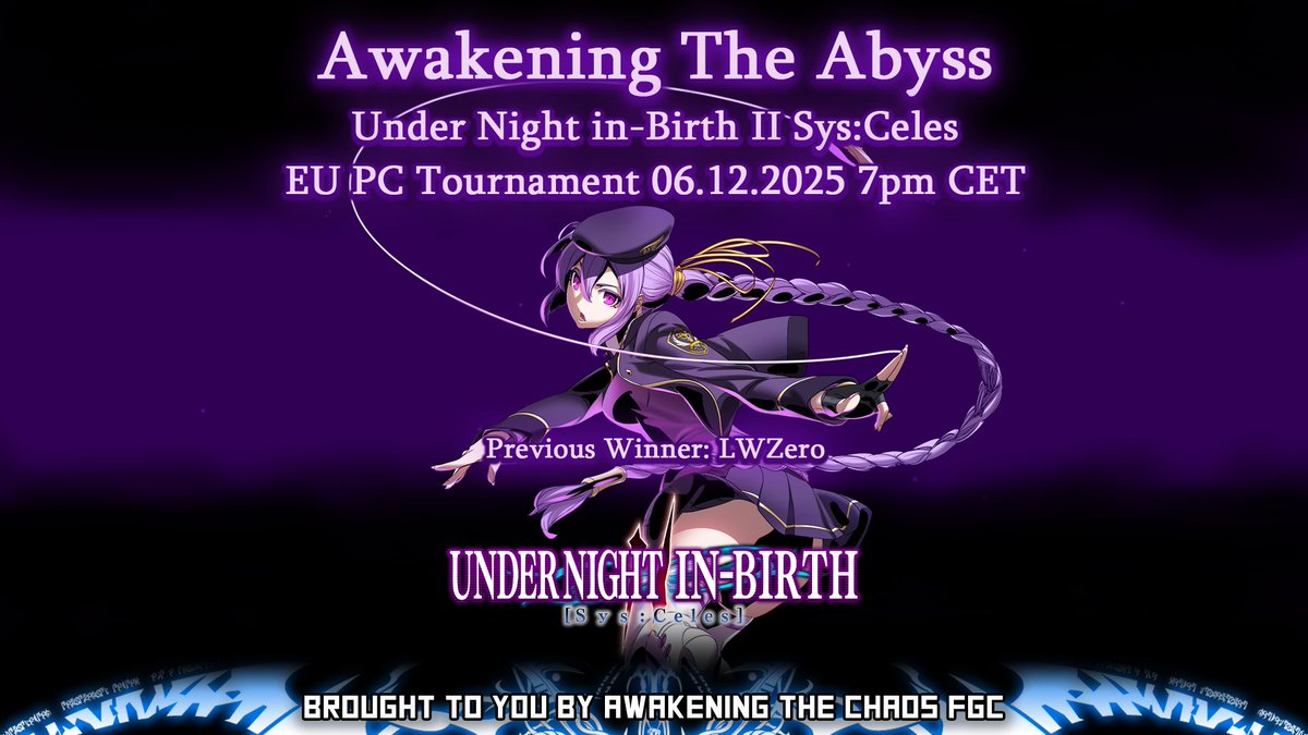 AtCFGC's tweet image. This weekend's schedule!

Saturday 06th 7PM CET - #UNI2 : atcfgc.challonge.com/AtA40

The tournament is played on PC and EU-based!
discord.com/invite/uZ5xxhK…